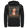 Men's Nintendo Ugly Christmas Super Mario Pixel  Adult Pull Over Hoodie