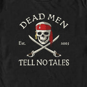 Men's Pirates of the Caribbean: Curse of the Black Pearl Dead Men Tell No Tales  Adult T-Shirt