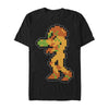 Men's Nintendo Metroid Pixelated Samus  Adult T-Shirt