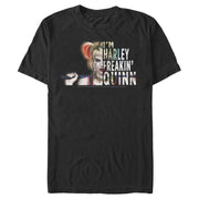 Men's Birds of Prey Harley Freakin' Quinn  Adult T-Shirt