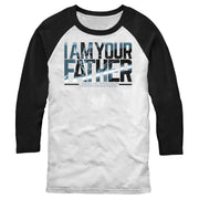 Men's Star Wars Darth Vader Your Father  Adult Baseball Tee