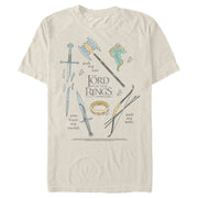 Men's The Lord of the Rings Fellowship of the Ring You Have My Sword and My Bow and My Axe  Adult T-Shirt