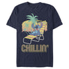 Men's Lilo & Stitch Chillin' on the Beach  Adult T-Shirt