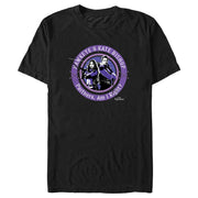 Men's Marvel Hawkeye Partners, Am I Right? Stamp  Adult T-Shirt