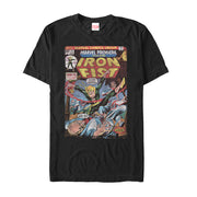 Men's Marvel Iron Fist Origin Comic Book Page  Adult T-Shirt