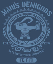 Men's Moana Maui's Demigods Crest  Adult T-Shirt