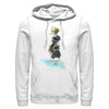 Men's Kingdom Hearts 1 Beach Sora  Adult Pull Over Hoodie