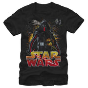 Men's Star Wars The Force Awakens Classic Kylo Ren  Adult T-Shirt