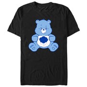 Men's Care Bears Grumpy Bear Sitting  Adult T-Shirt