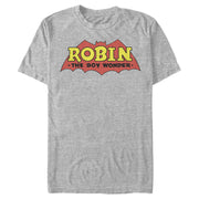 Men's Batman Logo Robin Boy Wonder  Adult T-Shirt