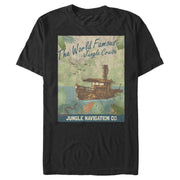 Men's Jungle Cruise La Quila Retro Poster  Adult T-Shirt