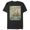 Men's Jungle Cruise La Quila Retro Poster  Adult T-Shirt