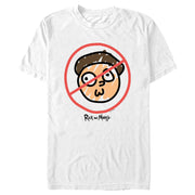 Men's Rick And Morty No Crossing Morty Doodle  Adult T-Shirt