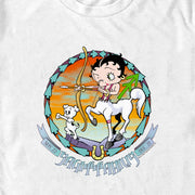 Men's Betty Boop Sagittarius Zodiac  Adult T-Shirt