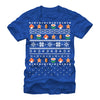 Men's Nintendo Ugly Christmas Mario Points  Adult T-Shirt