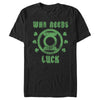 Men's Green Lantern St. Patrick's Day Who Needs Luck Distressed  Adult T-Shirt