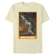 Men's Star Wars Luke Skywalker Hang In There Poster  Adult T-Shirt