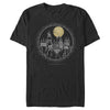 Men's Harry Potter Hogwarts Line Art Moonrise  Adult T-Shirt