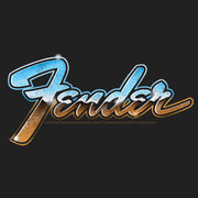 Men's Fender Chrome Logo  Adult T-Shirt