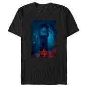 Men's Stranger Things Grandfather Clock  Adult T-Shirt