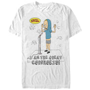 Men's Beavis and Butt-Head I am the Great Cornholio  Adult T-Shirt