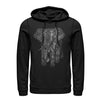 Men's Lost Gods Elephant Print  Adult Pull Over Hoodie