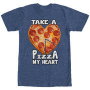 Men's Lost Gods Pizza My Heart  Adult T-Shirt