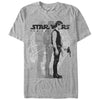 Men's Star Wars Millennium Falcon Han Solo  Adult T-Shirt