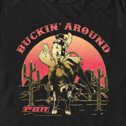 Men's Professional Bull Riders Buckin' Around  Adult T-Shirt