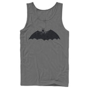 Men's Batman Caped Crusader Silhouette  Adult Tank Top