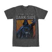 Men's Star Wars Vintage Darth Vader Dark Side  Adult T-Shirt