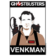 Men's Ghostbusters Venkman 2D Cell Shade  Adult T-Shirt