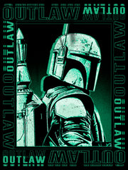 Men's Star Wars: The Book of Boba Fett Outlaw  Adult T-Shirt