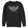 Men's Nintendo Flower Triforce  Adult Sweatshirt