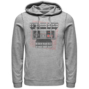 Men's Nintendo NES Controller on Like 1985  Adult Pull Over Hoodie