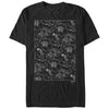 Men's Twin Peaks Owl Cave Map  Adult T-Shirt