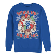 Men's Snow White and the Seven Dwarves Xmas Heigh Ho  Adult Sweatshirt