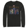 Men's Marvel Eternals Group Repeating  Adult Long Sleeve Shirt