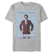 Men's Anchorman Ron Burgundy Brings the News  Adult T-Shirt