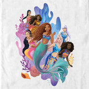 Men's The Little Mermaid Group of Mermaids  Adult T-Shirt