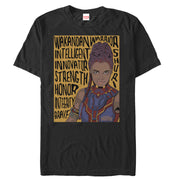 Men's Marvel Black Panther 2018 Shuri Personality  Adult T-Shirt