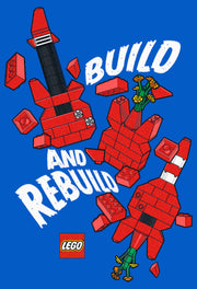 Men's LEGO Build and Rebuild  Adult T-Shirt