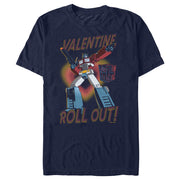 Men's Transformers Optimus Prime Valentine Roll Out!  Adult T-Shirt