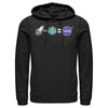 Men's NASA Emoji Space Equation  Adult Pull Over Hoodie