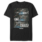 Men's Star Wars: The Mandalorian The Child Don't Eat That  Adult T-Shirt