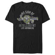 Men's Toy Story Buzz No Sign Of Intelligent Life  Adult T-Shirt