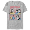 Men's Star Trek Retro Cartoon Kirk & Spock Comic Frames  Adult T-Shirt