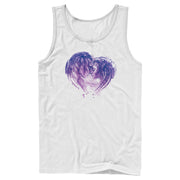 Men's Avatar: The Way of Water Neytiri and Jake Sully Watercolor Heart  Adult Tank Top