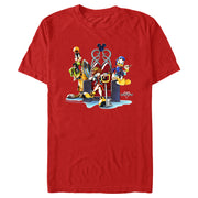 Men's Kingdom Hearts 1 King of Hearts  Adult T-Shirt