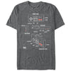 Men's Nintendo Schematic NES Controller  Adult T-Shirt